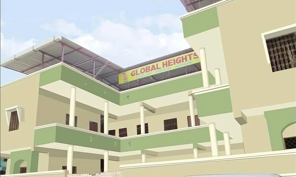 school-building background